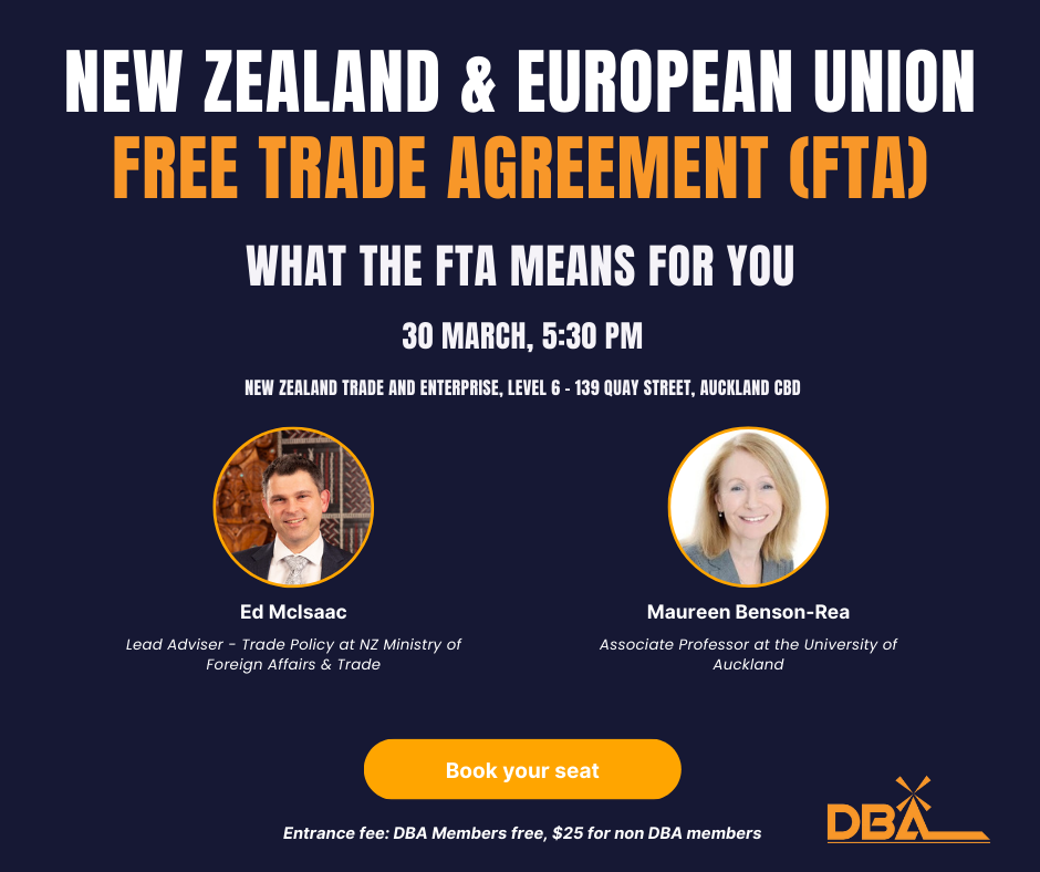 NZ-EU Free Trade Agreement: 30 Mar 2023